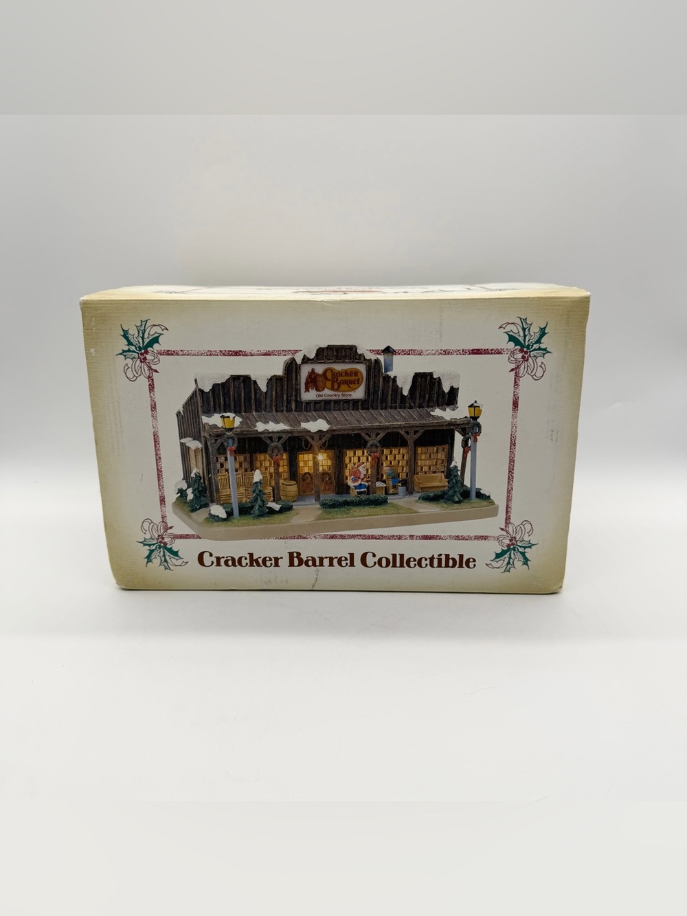 Cracker Barrel Christmas Village Light-Up Old Country Store W/Box & Cord 2005